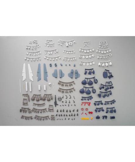 【予約】銀河漂流バイファム 1/144 スケール 色分け済みカラーレジンキャスト製組立キット バイファム フルセット 再販　［ＲＣベルグ］