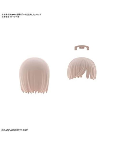 30MS オプションヘアスタイルパーツVol.8  全４種　プラモデル