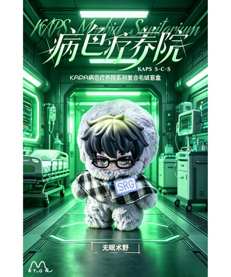 【予約】【送料無料】KAPSやみいろ療養室 ぬいぐるみ ブラインドボックス　6個入り1BOX　［米诺潮創（ミノチョウソウ）］