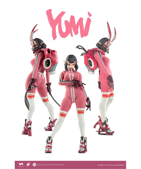 【予約】GAKIRACE 「YUMI」　Standard version　1/6　塗装済み完成品アクションフィギュア　［JTSTUDIO］