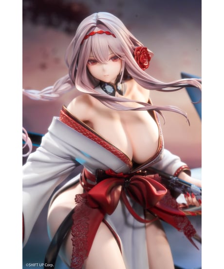 【予約】勝利の女神：NIKKE 紅蓮：ブラックシャドウ ロンギングフラワー 1/4 完成品フィギュア　［Hobby sakura］