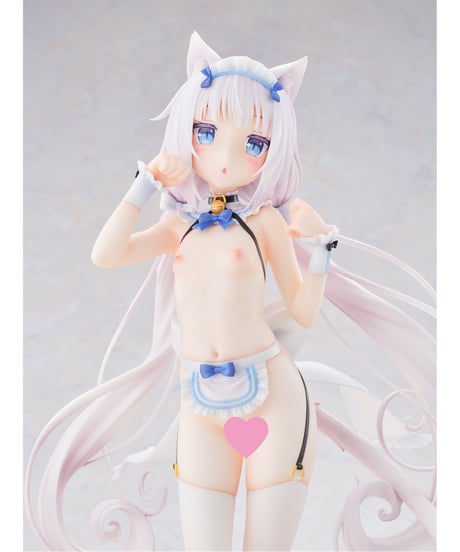 【予約】ネコぱら バニラ マイクロビキニメイド-DX Edition-　1/5.5　塗装済み完成品　［オーキッドシード］