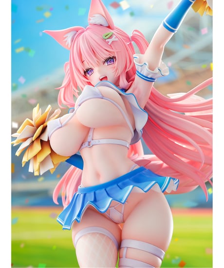 【予約】ケモミミチアガール illustration by やたぬき圭　1/5.5スケール　塗装済み完成品　［ノクターン］