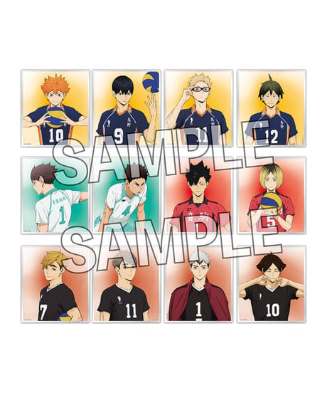ハイキュー!!　トレーディングギラギラ色紙　BOX２【再販】　12PCS入り1BOX