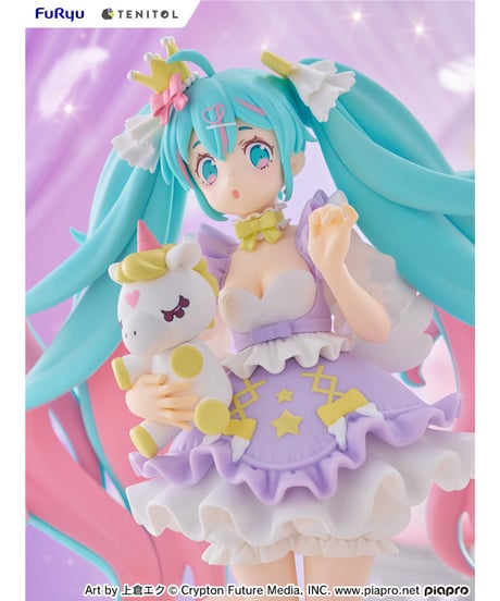 TENITOL 初音ミク 夢かわプリンセス ラベンダーver.　塗装済み完成品	　[フリュー]