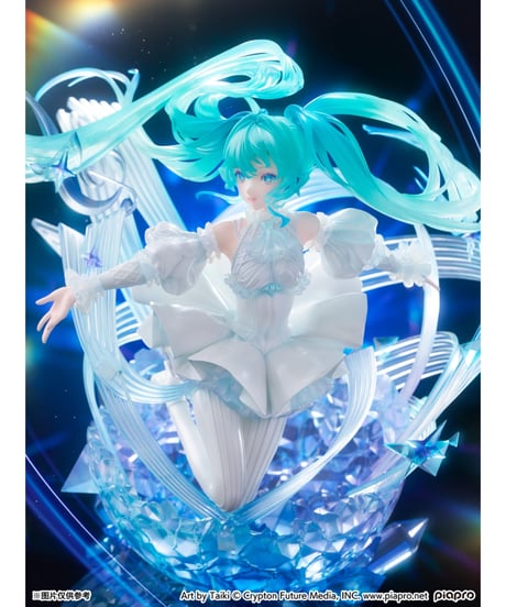 【予約】初音ミク-Crystal Dress Ver.-　 1/7スケール　PVC製塗装済み完成品　［CyberZ］