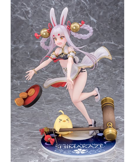 アズールレーン　島風 あわてんぼうな月兎　1/7スケール　塗装済み完成品　[ファット・カンパニー]