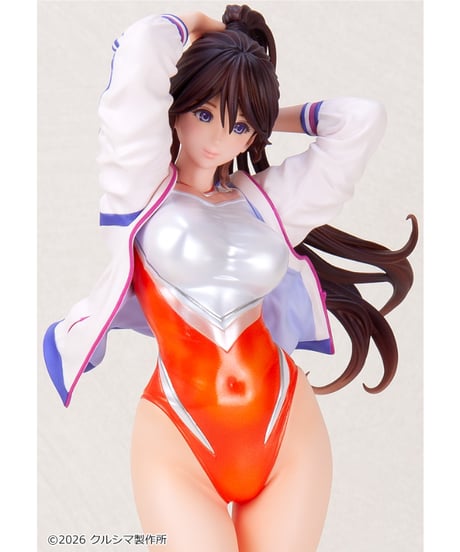 蓮玖（れんきゅう）さん　～新体操部の練習が始まります～　成形色アイボリー　[クルシマ製作所]