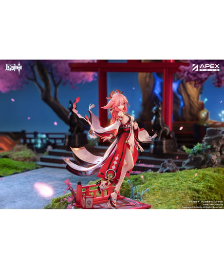 【予約】原神 八重神子・浮世笑百姿Ver.　1/7スケール　塗装済み完成品　［APEX-TOYS］