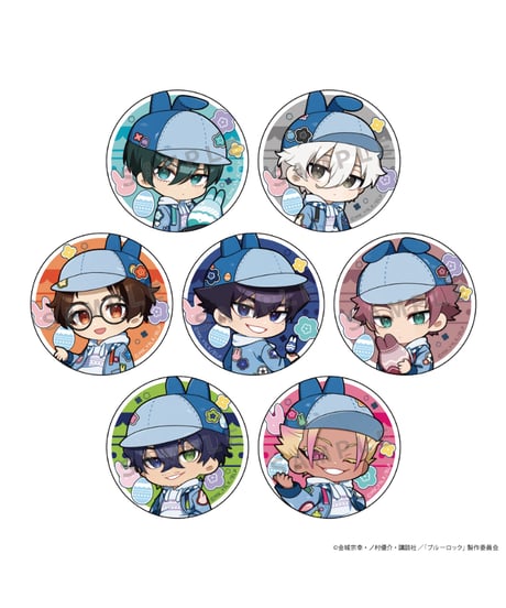 [ブルーロック]トレーディング缶バッジ（デニムイースター／ver.B）　7個入り1BOX　［キース］