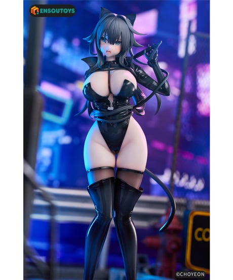 【予約】猫の女 Happyちゃん 1/6 完成品フィギュア　［ENSOUTOYS］