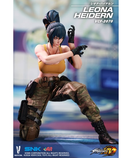 【予約】King of Fighters XIV 1/6 コレクティブル アクションフィギュア レオナ・ハイデルン　［ベリークール］