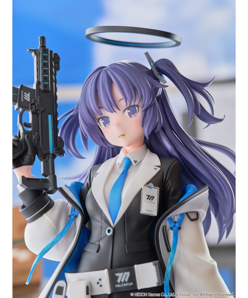 ブルーアーカイブ ユウカ PVC＆ABS製塗装済み完成品フィギュア【ブルー