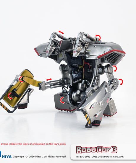 【予約】HIYA エクスクイジット・スーパーシリーズ1/12スケール 『ロボコップ3』 ロボコップ アクションフィギュア　[HIYA TOYS]