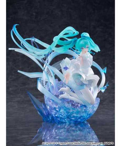 【予約】初音ミク-Crystal Dress Ver.-　 1/7スケール　PVC製塗装済み完成品　［CyberZ］