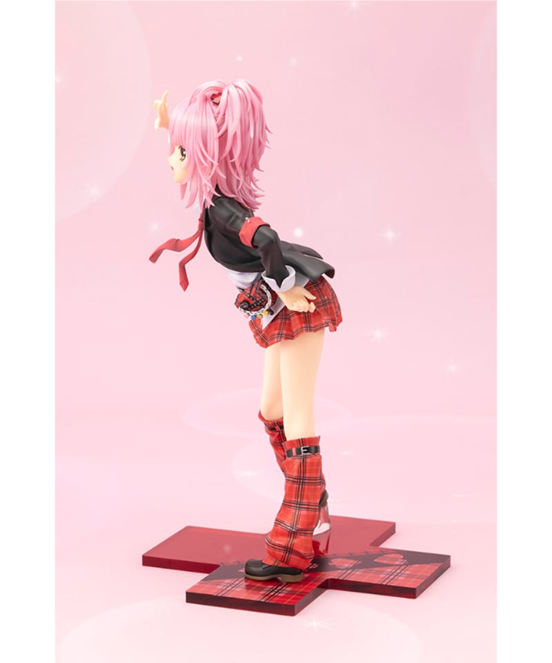 しゅごキャラ 日奈森あむ フィギュア 制服ver. 表情替えパーツ 日奈森あむ 制服ver. 1/7 PVC塗装済み完成品 しゅごキャラ