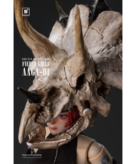 Beautiful Chemistry 1/6 Fierce Girls Series BONE GIRL/ TRICERATOPS