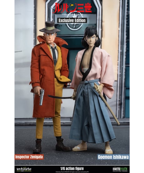 【予約】ルパン三世 PART4/ 石川五ェ門＆銭形警部 1/6 アクションフィギュア 限定ダブルパック　［インフィニティスタチュー］