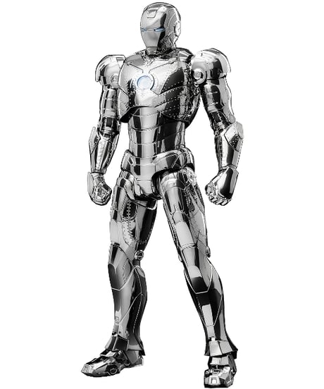 DLX Iron Man Mark 2 (Chrome Edition)（DLX アイアンマン・マーク2（クローム・エディション））　［threezero］