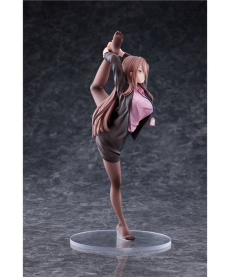 意外と体が柔らかい会社に行きたくないOLちゃん ピンクVer. 1/6 完成品フィギュア 豪華版