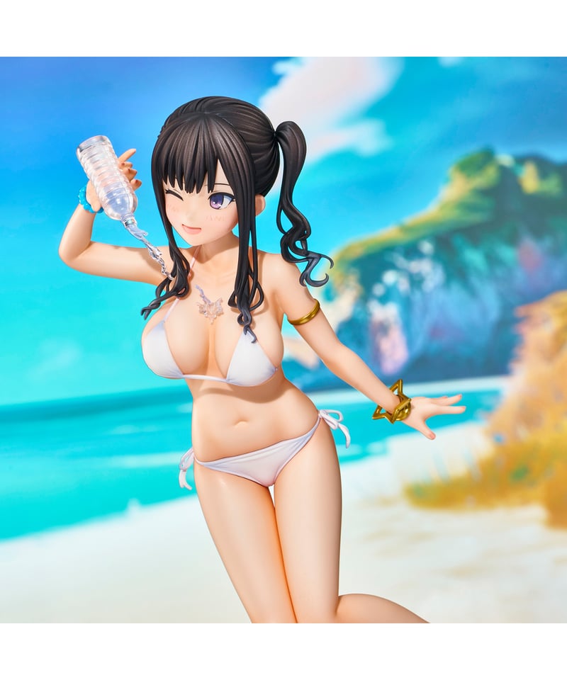 楓子イラスト『佐々城三幸-夏雲白ビキニver-』 彩色済み完成品