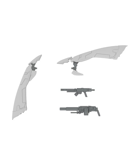 拡張セットA  5inM 1/48 装甲歩兵用[エンジェルウイング＆M51グレネード＆DSG12SMG］