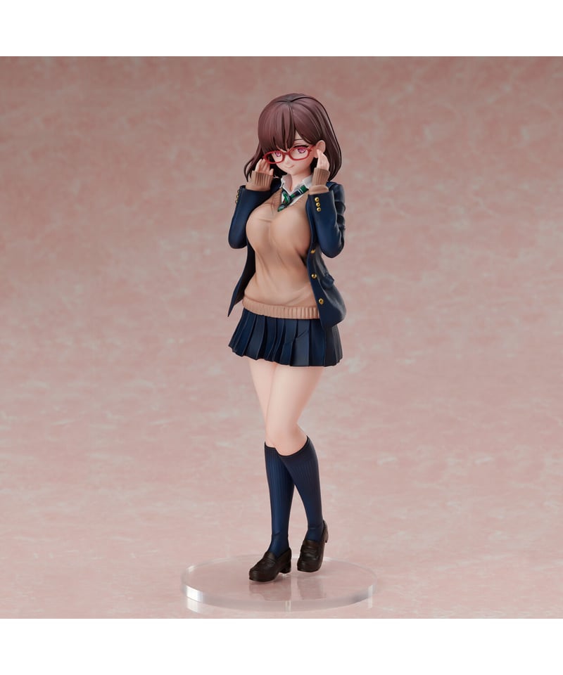 加瀬大輝イラスト『メガネJKさん』 彩色済み完成品フィギュア | WonderToys
