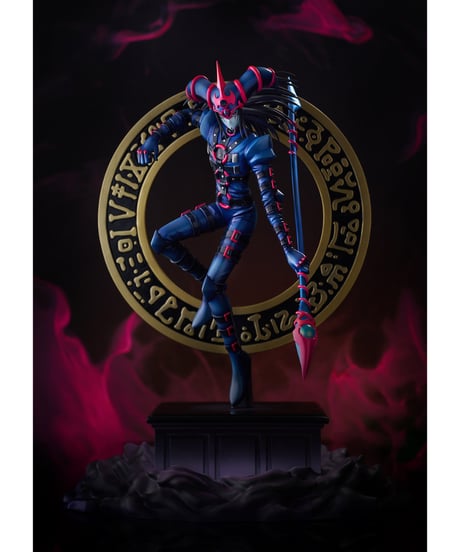 混沌の黒魔術師／遊戯王カードゲームモンスターフィギュアコレクション　1/7スケール　PVC製塗装済み完成品