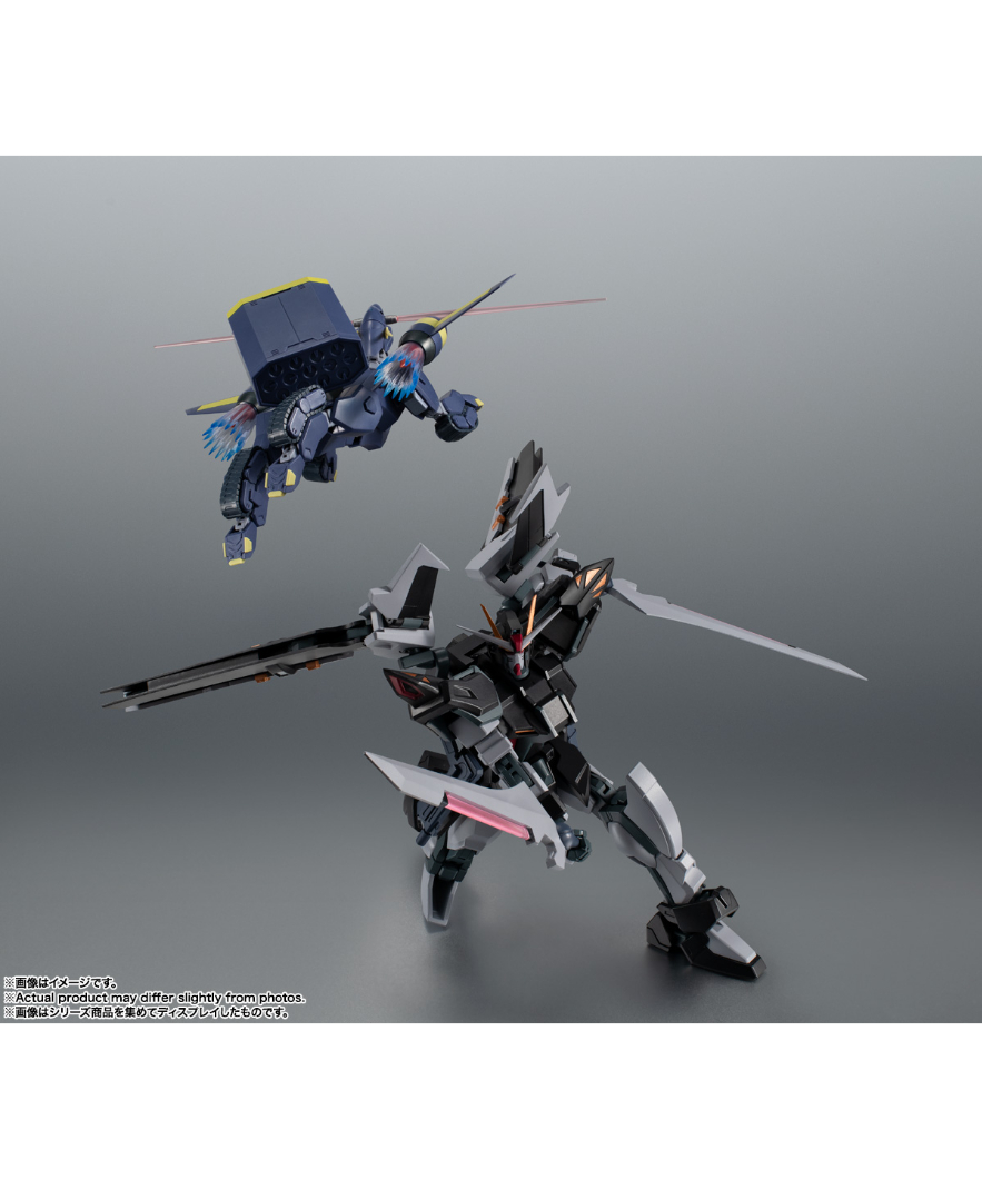 ▼▼BANDAI バンダイ 魂ウェブ商店 ROBOT魂 GAT-X105E+AQM/E-X09S ストライクノワールガンダム ver. ROBOT魂 ＜SIDE MS＞ GAT-X105E＋AQM/E-X09S ストライクノワール