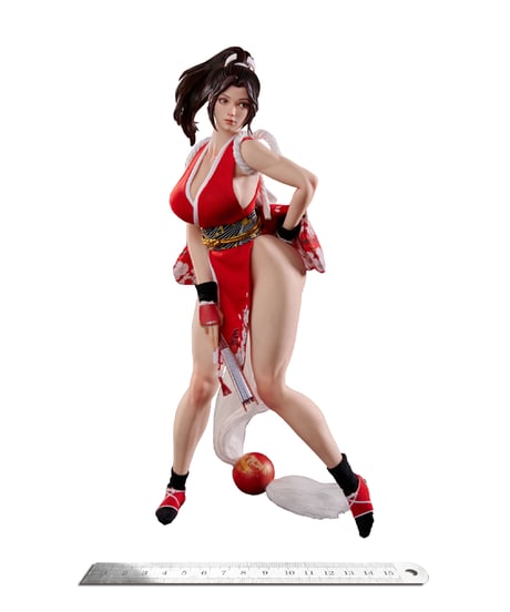 King of Fighters XIV 1/6 コレクティブル アクションフィギュア 不知火舞/不知火舞 前髪ストレート Ver.　全２種
