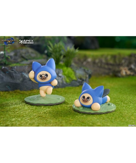 Monster Hunter Rise アイルー「ネコ」ブラインドボックスフィギュア 6個入りBOX　［APEX-TOYS］