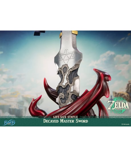 【予約】ゼルダの伝説 ティアーズ オブ ザ キングダム/ 朽ちたマスターソード 1/1 ライフサイズ スタチュー　［ファースト4フィギュア］