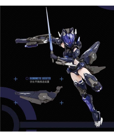 NUKE MATRIX　FANTASY GIRLS 第一弾 1/12 F.O.X Long Range Striker Unit プラモデル
