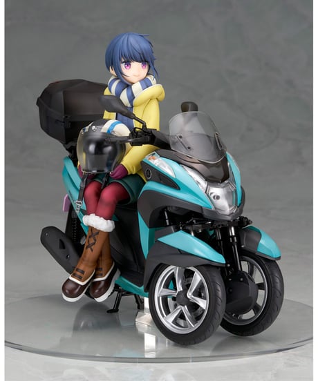 ゆるキャンへ 志摩 リン with 三輪バイク　1/10スケール PVC&ABS製塗装済完成品