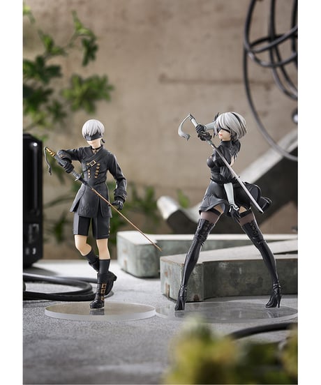 NieR:Automata Ver1.1a　POP UP PARADE 9S（ヨルハ九号S型）/POP UP PARADE 2B（ヨルハ二号B型） 全２種　塗装済み完成品