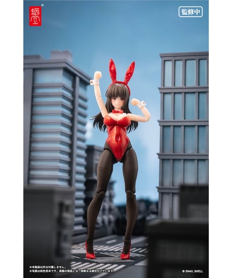 空想JKシリーズ  JK-01バニーガール レナ 1/12 完成品アクションフィギュア　［蝸之殼Snail Shell］