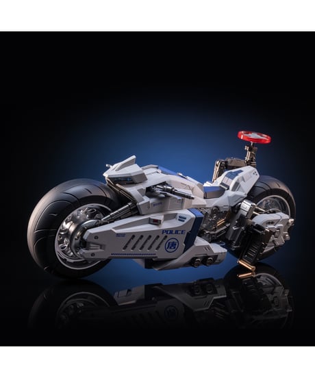 【予約】長安衛メカ・バイク 交通警察仕様 可動フィギュア　[MOSHOWTOYS]