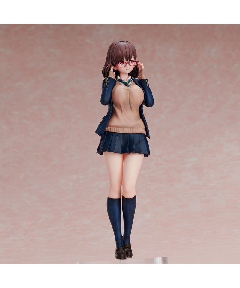 加瀬大輝イラスト『メガネJKさん』 彩色済み完成品フィギュア | WonderToys