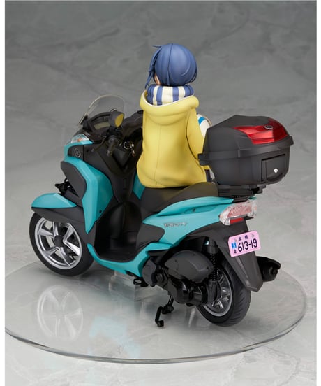 ゆるキャンへ 志摩 リン with 三輪バイク　1/10スケール PVC&ABS製塗装済完成品