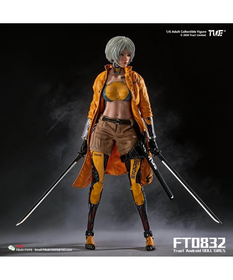 【予約】トゥルーワントイズ 1/6スケール アクションフィギュア アンドロイド・ビル ホワイトヘア　[MOTOR NUCLEAR 摩動核]