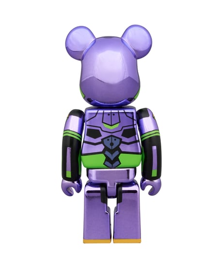 【予約】【送料無料】BE＠RBRICK エヴァンゲリオン 初号機（新塗装メッキ版）＆ エヴァンゲリオン 第13号機（新塗装メッキ版） 2PCS SET　［メディコム・トイ］