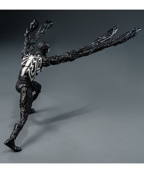 【予約】DLX スパイダーマン シンビオート・スーツ（ピーター・パーカー）通常版　1/12スケール　塗装済み可動フィギュア　Marvel's Spider-Man 2　［threezero］