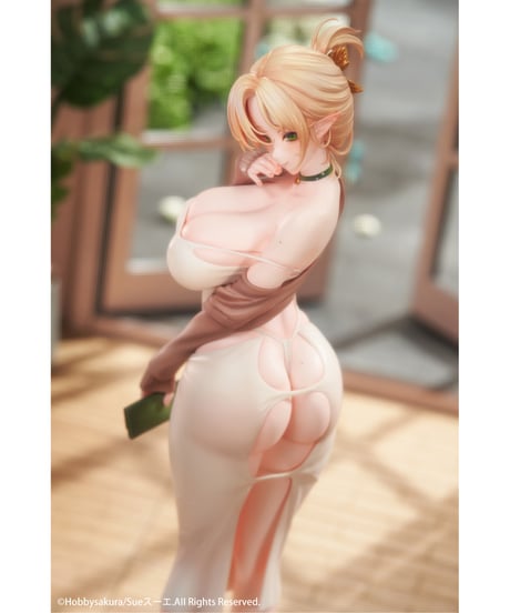 人妻エルフ illustration by Sueスーエ 1/7 完成品フィギュア 豪華版