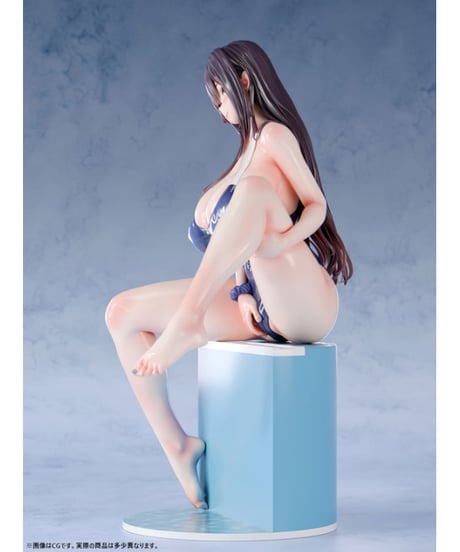 【予約】巨乳人妻と秘密の水泳教室 ノワール 1/6スケール　塗装済み完成品フィギュア　［B´full FOTS JAPAN］