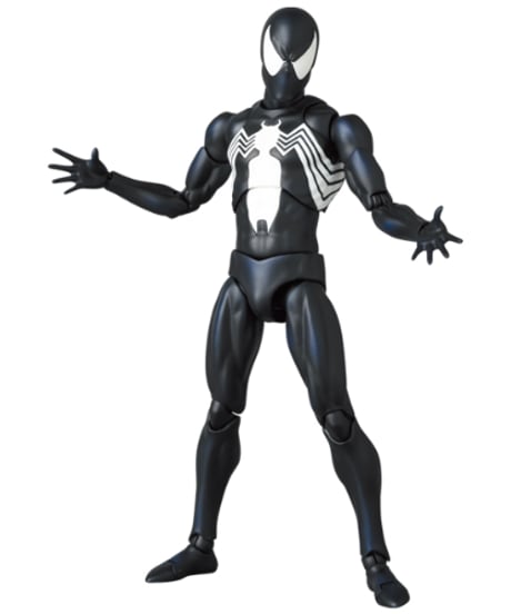 【送料無料】マフェックス No.147 MAFEX SPIDER-MAN BLACK COSTUME (COMIC Ver.)　［メディコム・トイ］
