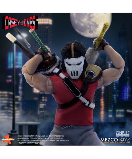 ワン12コレクティブ/ TMNT ティーンエイジ・ミュータント・ニンジャ・タートルズ: ケイシー・ジョーンズ 1/12 アクションフィギュア ［メズコトイズ］