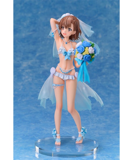 【予約】とある科学の超電磁砲T 御坂美琴 ウェディング水着Ver. 1/7スケールフィギュア　［A･DIMENSION］