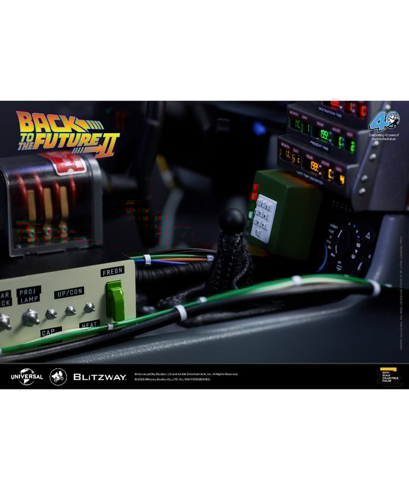 m*o様 バック・トゥ・ザ・フューチャー II タイムマシン セット 1/24 バック・トゥ・ザ・フューチャー PartII タイムマシン【BT-02