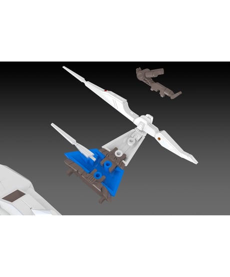 プラスチックキット「シルバーホーク 3F-1B SPACE FIGHTER 2P COLOR」　ダライアス　1/144　[PLUM]
