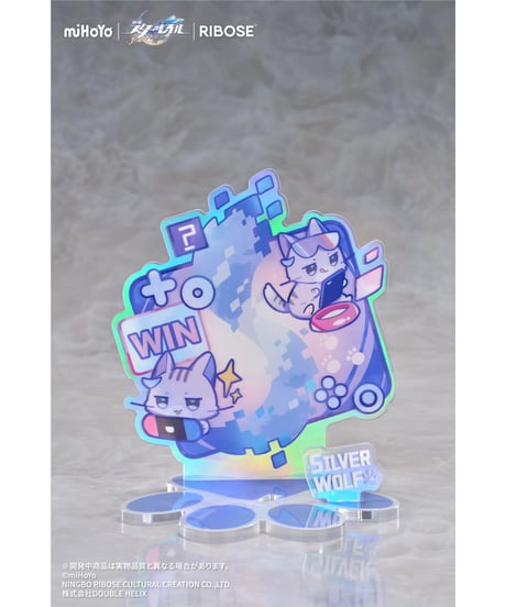 RISE UP+ 崩壊:スターレイル ちびねこシリーズフィギュア 銀狼Ver. 完成品フィギュア　［RIBOSE］